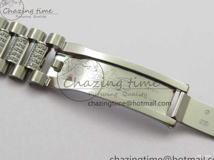 President Dial Crystal SS White Crystal Bracelet MOP on Best SS 128239 Edition Day-Date 36mm Marker A2836 BP 0117